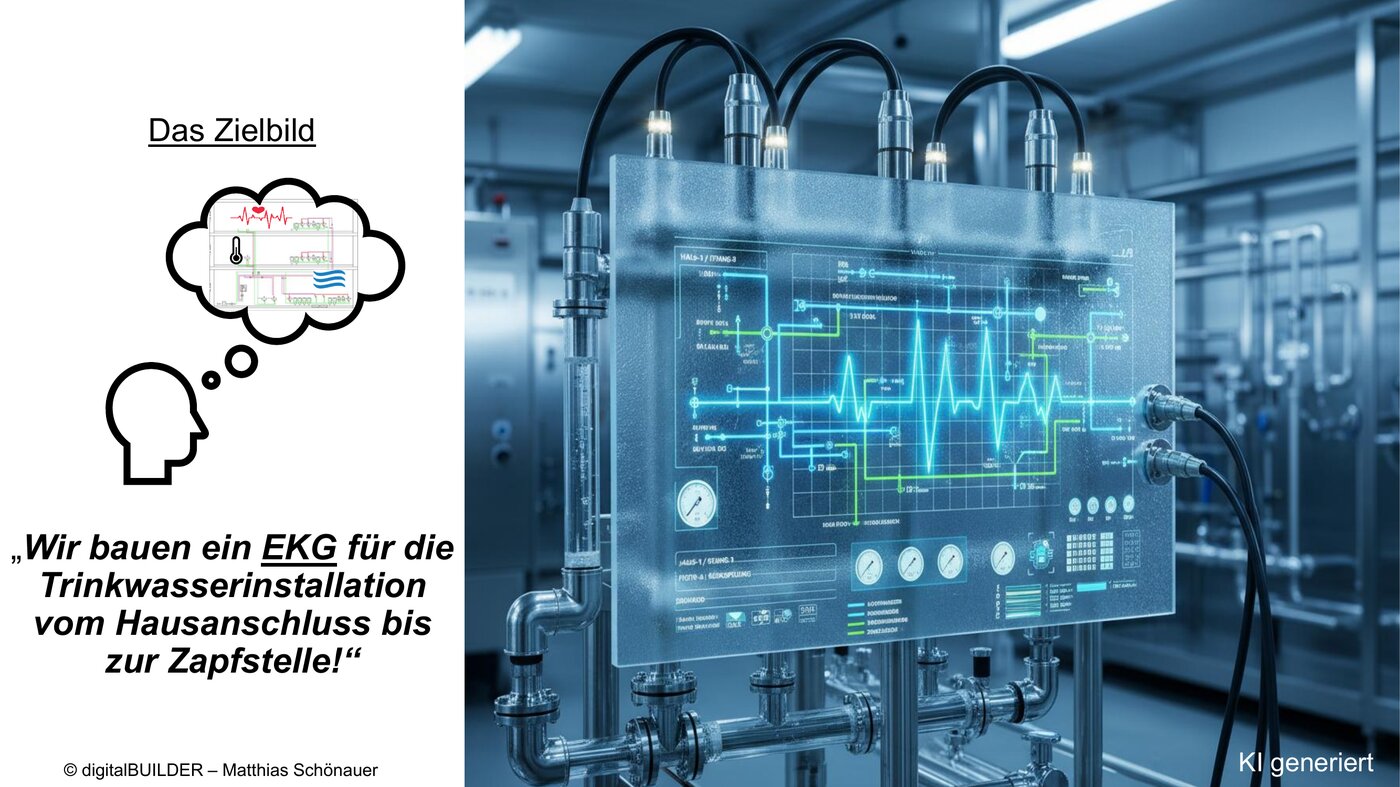 Das Zielbild – EKG für die Trinkwasserinstallation